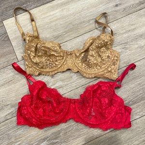 Vintage VS 36B bra bundle